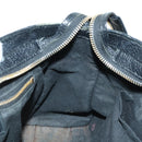 BALENCIAGA City Hand Bag Leather 2way Black Gold 432831 Auth am11565V-27