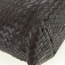 BOTTEGA VENETA INTRECCIATO Ready Lock Tote Bag Leather Brown Auth am11570SAV-15
