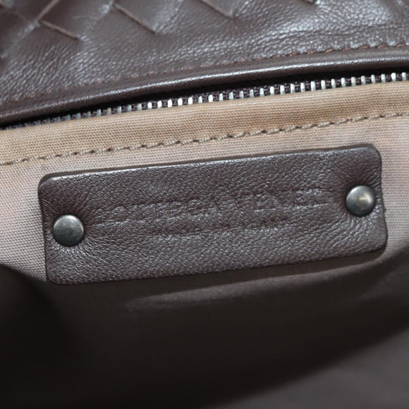 BOTTEGA VENETA INTRECCIATO Ready Lock Tote Bag Leather Brown Auth am11570SAV