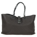 BOTTEGA VENETA INTRECCIATO Ready Lock Tote Bag Leather Brown Auth am11570SAV-13