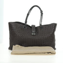 BOTTEGA VENETA INTRECCIATO Ready Lock Tote Bag Leather Brown Auth am11570SAV-12