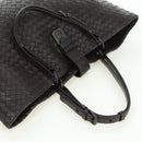 BOTTEGA VENETA INTRECCIATO Ready Lock Tote Bag Leather Brown Auth am11570SAV-6