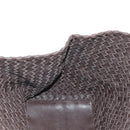 BOTTEGA VENETA INTRECCIATO Cabas MM Tote Bag Leather Brown 115664 Auth am11571V-16