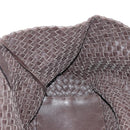 BOTTEGA VENETA INTRECCIATO Cabas MM Tote Bag Leather Brown 115664 Auth am11571V-17