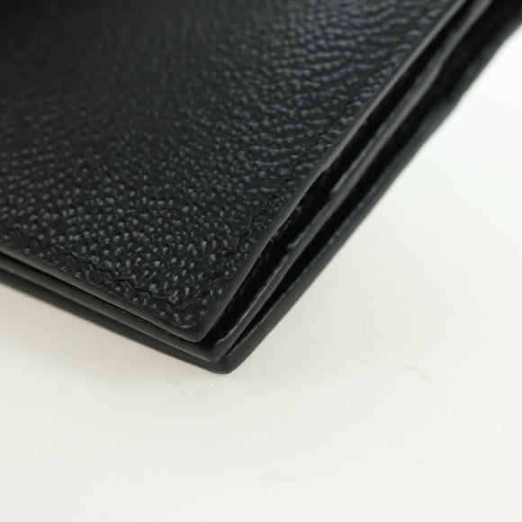 PRADA Card Case Leather Black Auth am11572V