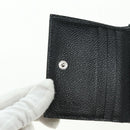 PRADA Card Case Leather Black Auth am11572V-13