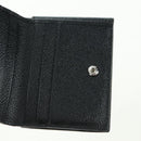 PRADA Card Case Leather Black Auth am11572V-14