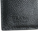 PRADA Card Case Leather Black Auth am11572V-15