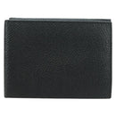 PRADA Card Case Leather Black Auth am11572V-3