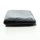PRADA Card Case Leather Black Auth am11572V-4