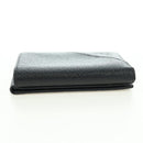 PRADA Card Case Leather Black Auth am11572V-6