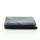 PRADA Card Case Leather Black Auth am11572V-7
