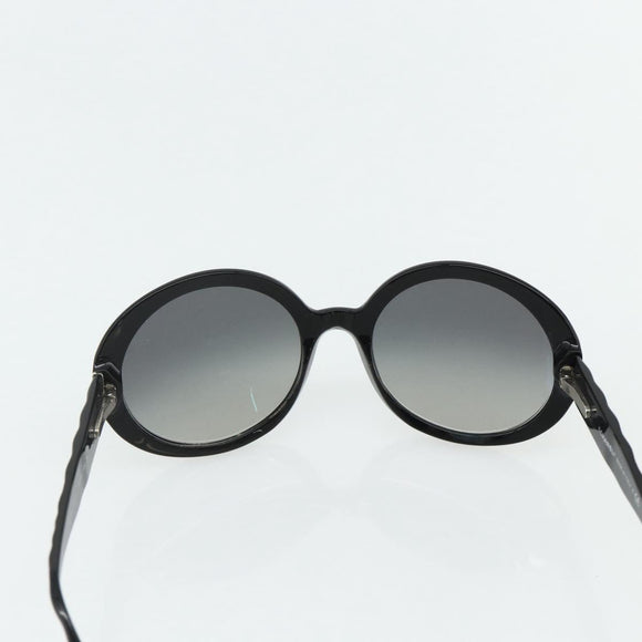 CHANEL Sunglasses plastic 2 Set Black CC Auth am11573