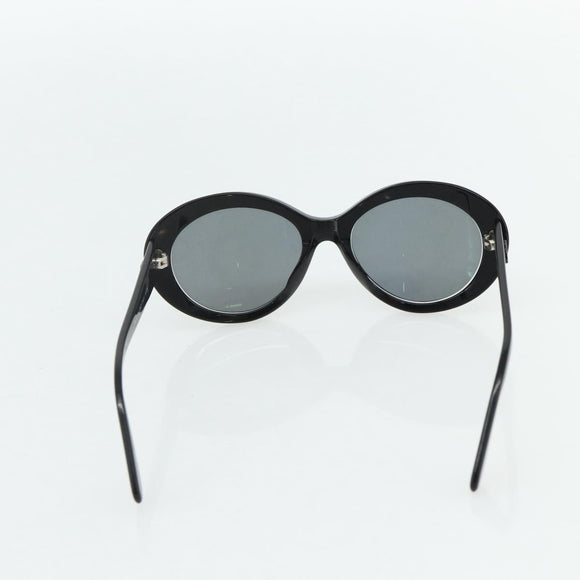 CHANEL Sunglasses plastic 2 Set Black CC Auth am11573