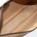 GUCCI GG Supreme Clutch Bag PVC Beige Brown Gold 89 01 044 Auth am11575-14