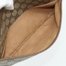 GUCCI GG Supreme Clutch Bag PVC Beige Brown Gold 89 01 044 Auth am11575-19