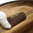 GUCCI GG Supreme Clutch Bag PVC Beige Brown Gold 89 01 044 Auth am11575-20