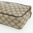GUCCI GG Supreme Clutch Bag PVC Beige Brown Gold 89 01 044 Auth am11575-8