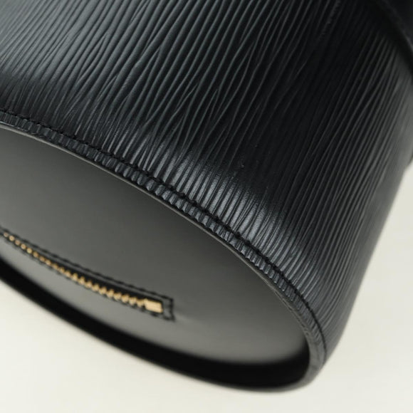 LOUIS VUITTON Epi Soufflot Hand Bag Black M52222 LV Auth am11578V