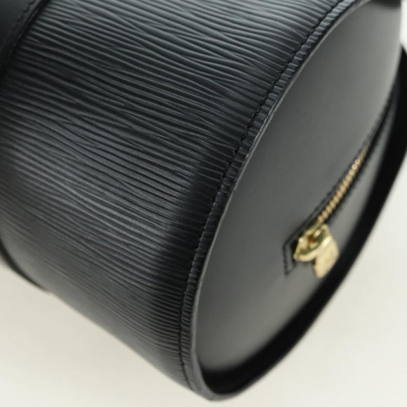LOUIS VUITTON Epi Soufflot Hand Bag Black M52222 LV Auth am11578V
