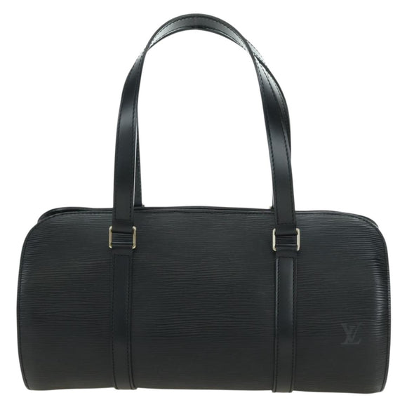 LOUIS VUITTON Epi Soufflot Hand Bag Black M52222 LV Auth am11578V