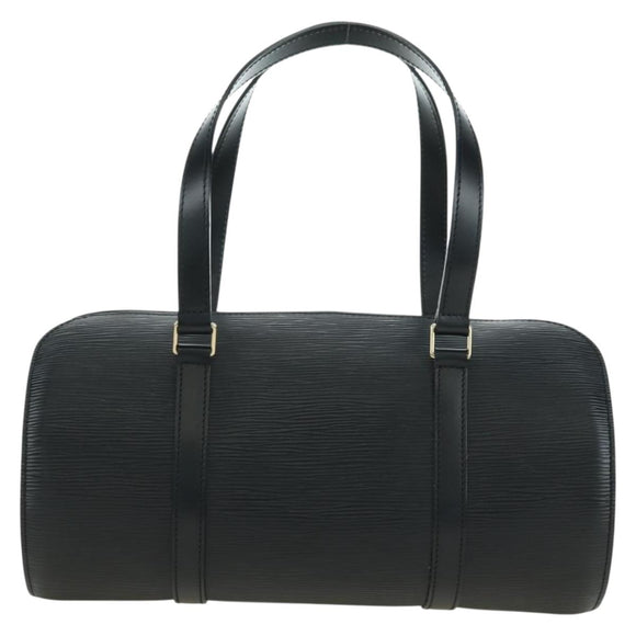 LOUIS VUITTON Epi Soufflot Hand Bag Black M52222 LV Auth am11578V