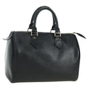LOUIS VUITTON Epi Speedy 25 Handtas Zwart M59042 LV Auth am11581V-1