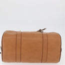 Chloe Sam Mini Boston Bag Leather 2way Beige Gold Auth am11584A-11