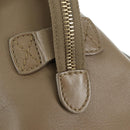 CELINE Luggage Mini Shopper Hand Bag Leather Beige Gold Auth am11586V-15