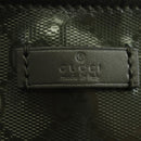 GUCCI GG Implementation Shoulder Bag PVC Silver Khaki 201538 Auth am11587V-15
