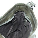 GUCCI GG Implementation Shoulder Bag PVC Silver Khaki 201538 Auth am11587V-19