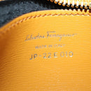 Salvatore Ferragamo Vala Fragment Coin Purse Leather Yellow Gold Auth am11593V-15