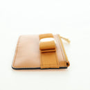 Salvatore Ferragamo Vala Fragment Coin Purse Leather Yellow Gold Auth am11593V-5