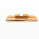 Salvatore Ferragamo Vala Fragment Coin Purse Leather Yellow Gold Auth am11593V-7