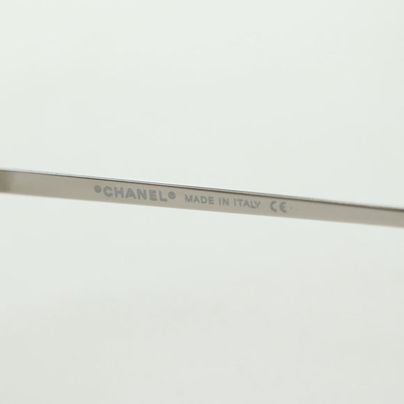 CHANEL Randloze CC Zonnebril metaal Paars CC Auth am11594V