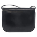 GUCCI Old Shoulder Bag Leather Black Gold 001 406 0621 Auth am11600-3