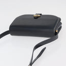 GUCCI Old Shoulder Bag Leather Black Gold 001 406 0621 Auth am11600-8