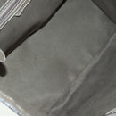 CELINE Luggage Mini Shopper Hand Bag Leather Gray Silver Auth am11602V-10