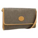 GUCCI Shoulder Bag PVC Leather Beige Gold 004 112 0289 Auth am11603-1