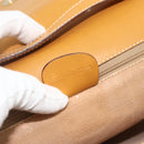 GUCCI Shoulder Bag PVC Leather Beige Gold 004 112 0289 Auth am11603-12