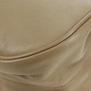 BURBERRY Shoulder Bag Leather Beige Gold Auth am11605V-14
