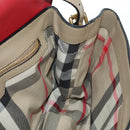 BURBERRY Shoulder Bag Leather Beige Gold Auth am11605V-21