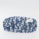 Christian Dior Trotter Canvas No.2 Hand Bag pile Blue Auth am11606A-9