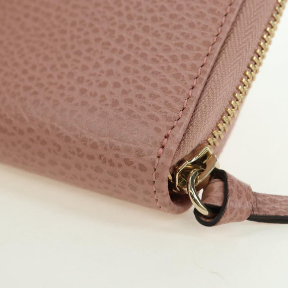 GUCCI Swing Wallet Leather Pink 354497 Auth am11608V