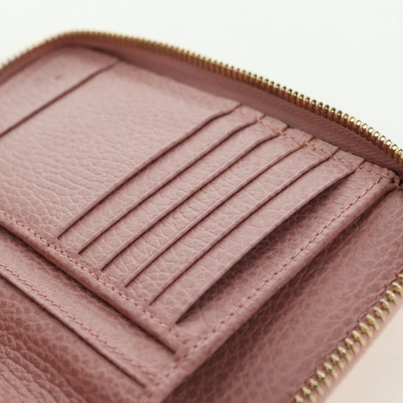 GUCCI Swing Wallet Leather Pink 354497 Auth am11608V