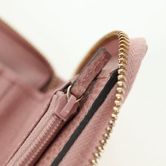 GUCCI Swing Wallet Leather Pink 354497 Auth am11608V