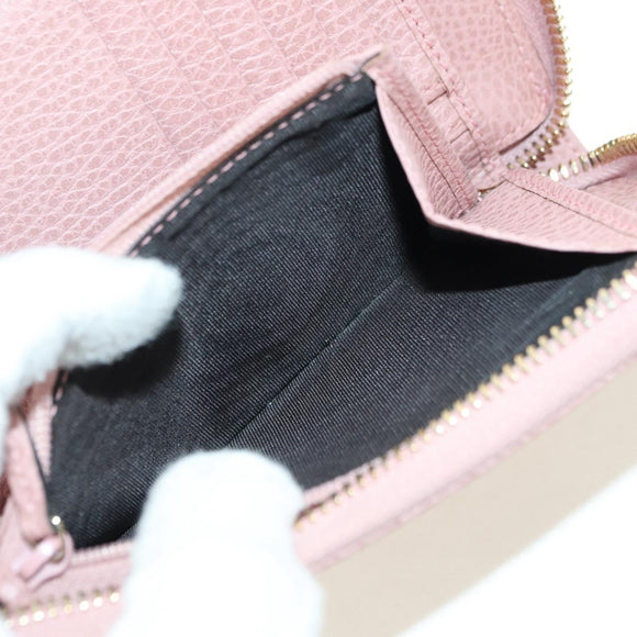 GUCCI Swing Wallet Leather Pink 354497 Auth am11608V