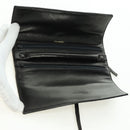 CHANEL Bicolore Jewelry Case Satin Black Gold CC Auth am11609V-8