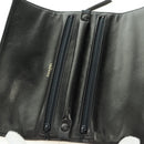 CHANEL Bicolore Jewelry Case Satin Black Gold CC Auth am11609V-17