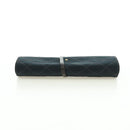 CHANEL Bicolore Jewelry Case Satin Black Gold CC Auth am11609V-4